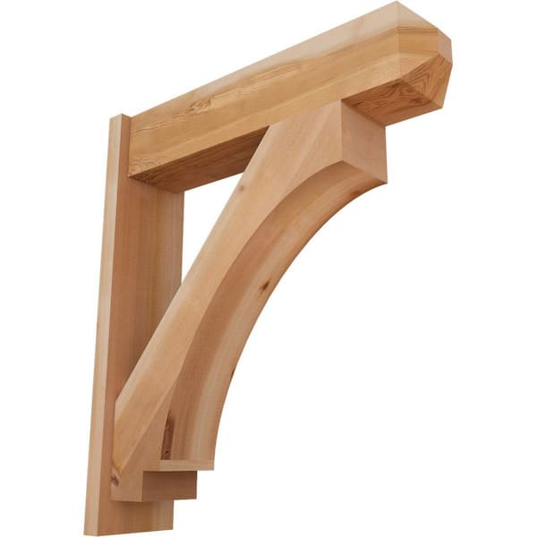 Ekena Millwork 8 in. x 34 in. x 30 in. Imperial Craftsman Smooth Western Red Cedar Outlooker