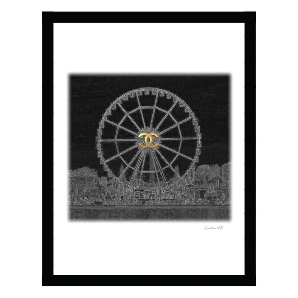 Fashion Wheel by Fairchild Paris 1 Piece Framed Graphic Print Abstract Poster Art Print 18 in. x 14 in. price history on PriceWatchPro