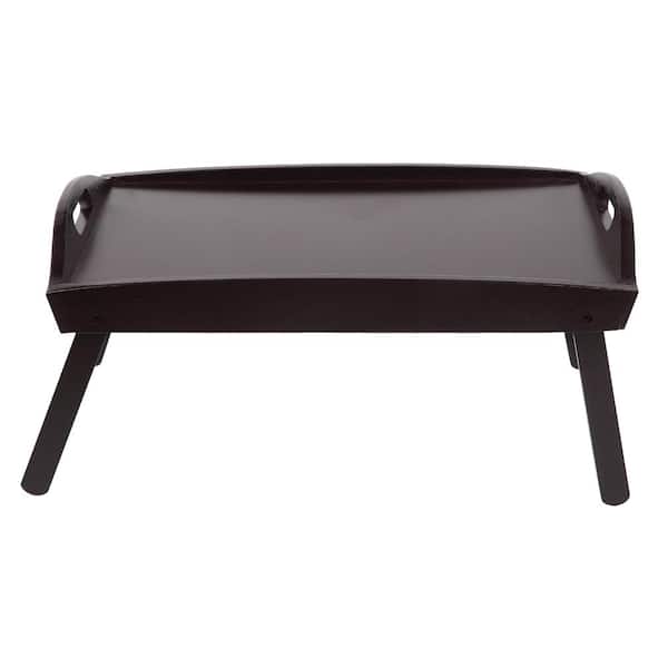 Winado 11.8 in. x 10.6 in. x 20.5 in. Rectangle Brown Bamboo Serving Tray