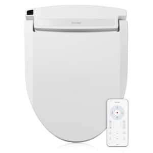 Swash Select EM617 Electric Bidet Seat for Round Toilets in White with Warm Air Dryer