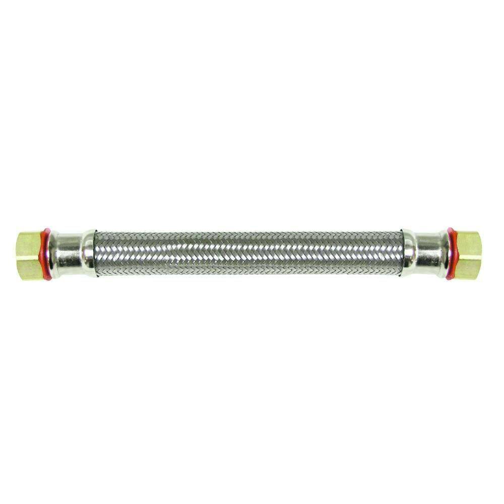 3/4 in. FIP x fip x 18 in. Stainless Steel Water Heater Supply Line  3291324182115 | eBay