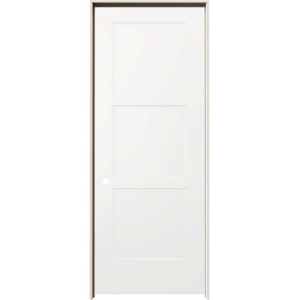 32 in. x 80 in. Birkdale White Paint Right-Hand Smooth Hollow Core Molded Composite Single Prehung Interior Door price history on PriceWatchPro