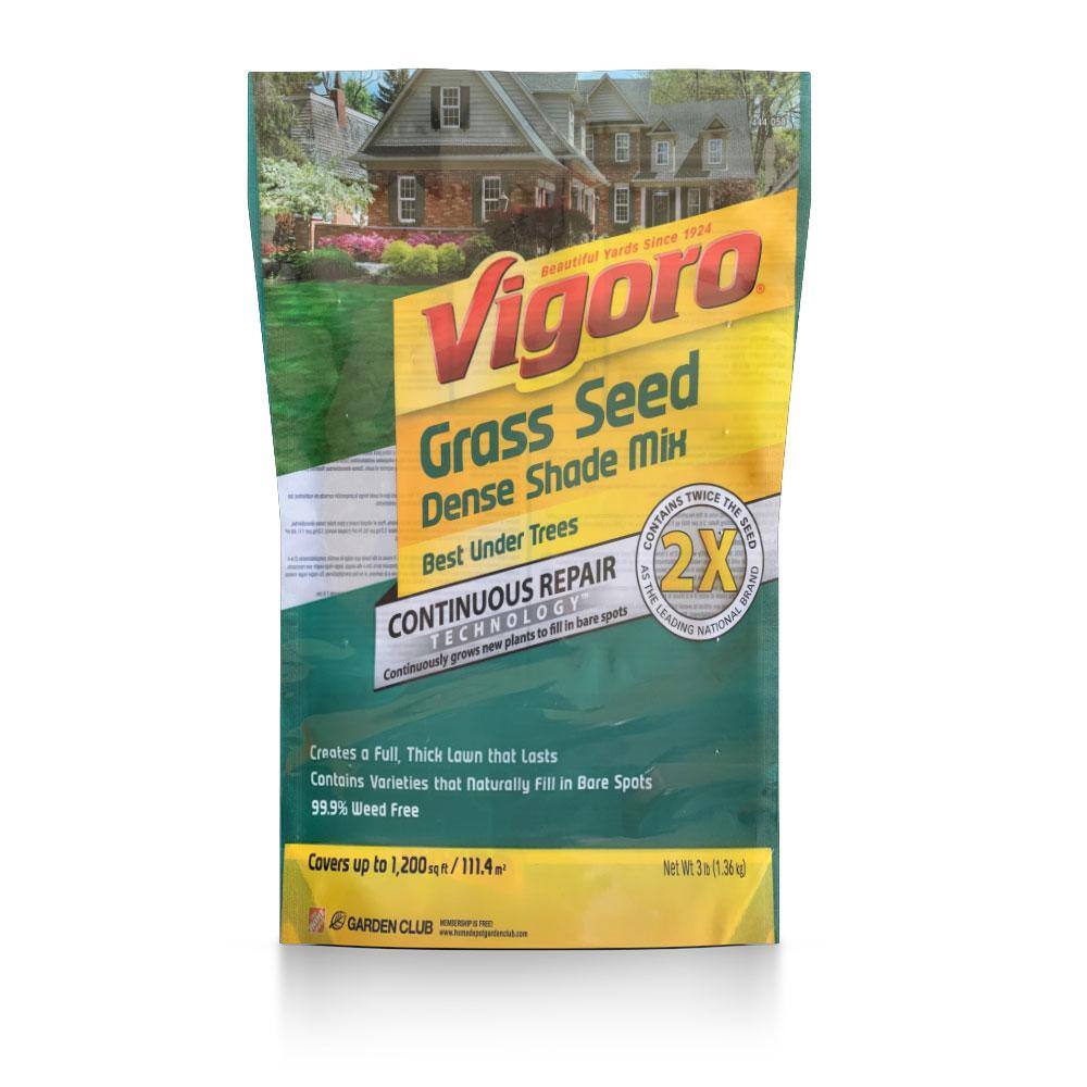 Vigoro 3 Lb Dense Shade Grass Seed Mix 52225 The Home Depot 