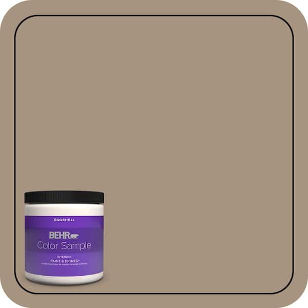 BEHR PREMIUM PLUS 8 oz. #PPU7-05 Pure Earth Eggshell Enamel Interior Paint & Primer Color Sample