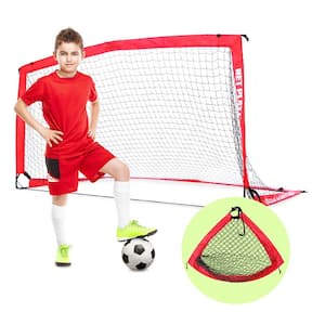 Soccer Goals - Portable Football Goals, Pop-up Net for Kids and Teens - Backyard Training, Team Games 6 ft. x 3 ft.