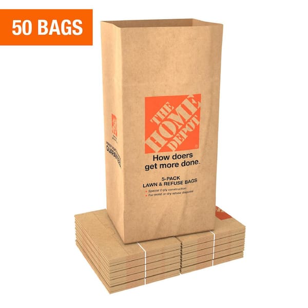 30 Gal. Paper Lawn and Leaf Bags (50 Count)
