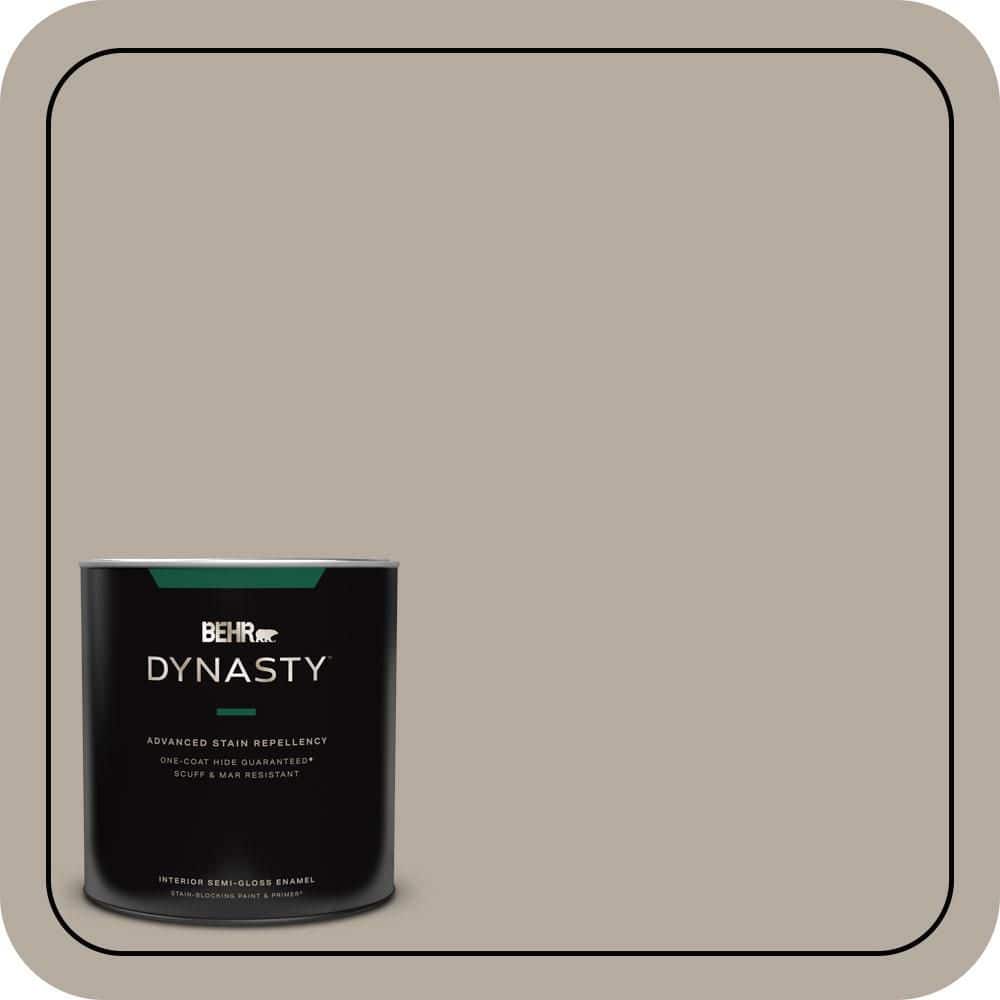1 qt. #PPU18-13 Perfect Taupe Semi-Gloss Enamel Interior Stain-Blocking Paint and Primer price history on PriceWatchPro