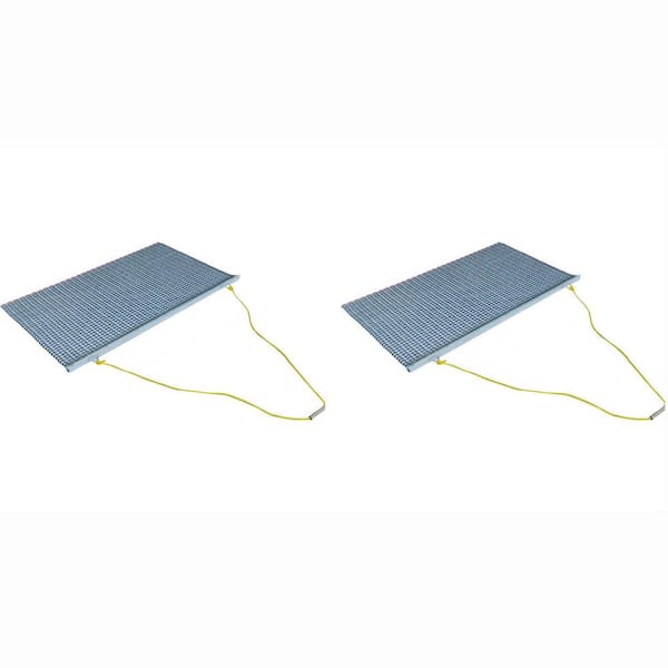 YARD TUFF ATV/UTV 5 ft. x 3 ft. Zinc Plated Field Surface Leveling Drag Mat (2-Pack)
