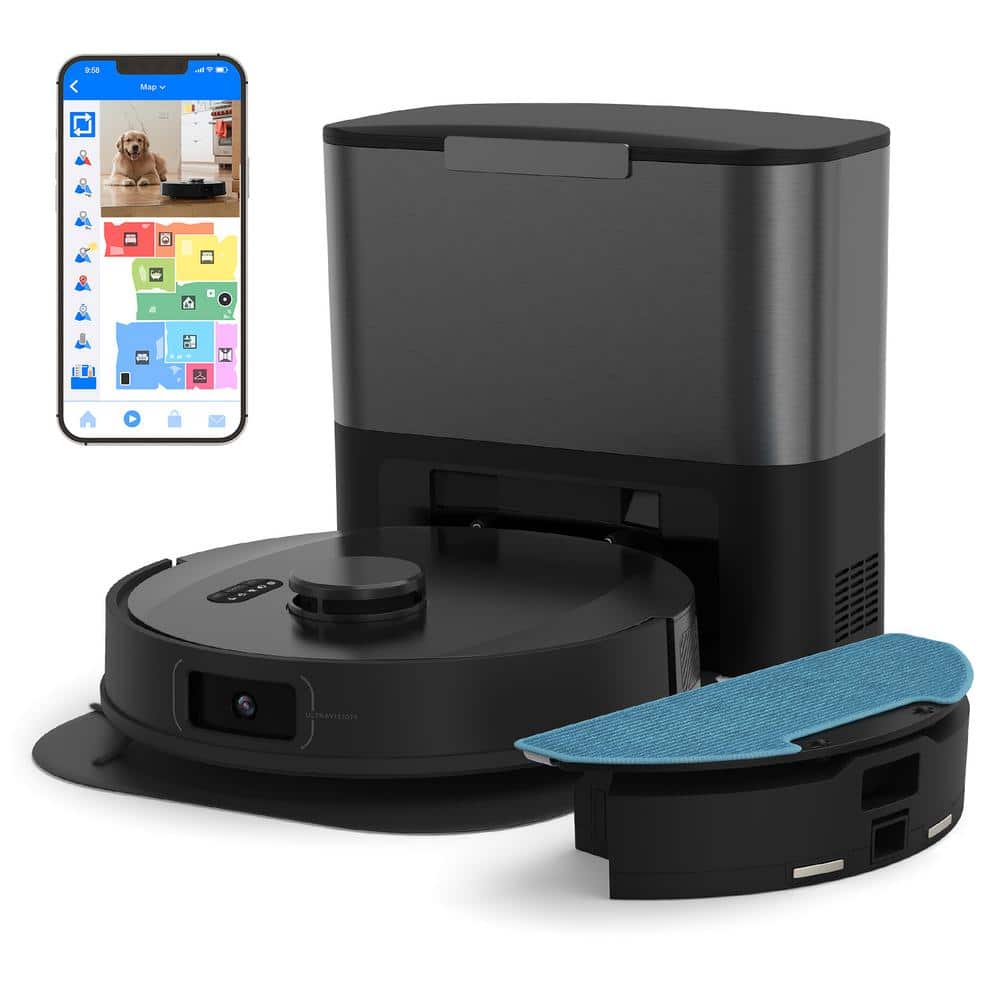 ロボット掃除機 HOMEVIZ 8000Pa HOMEVIZ TECH Amazon | ロボット掃除機 HOMEVIZ 8000Pa強力吸引 水拭き両用 お