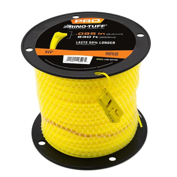 Rino-Tuff Universal Fit .095 in. x 830 ft. Pro Replacement Line for Gas and Select Cordless String Grass Trimmer/Lawn Edger