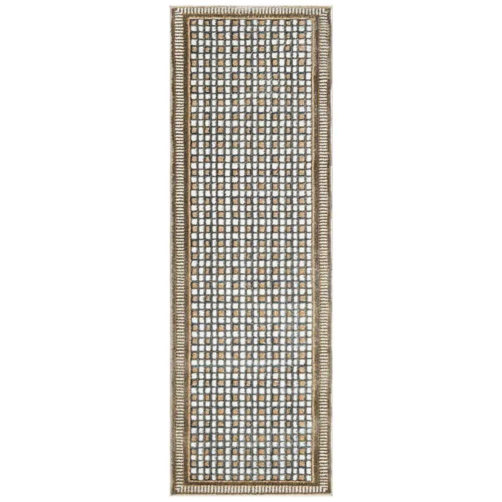 Nordic Multicolor 2 ft. x 8 ft. Geometric Contemporary Runner Area Rug price history on PriceWatchPro