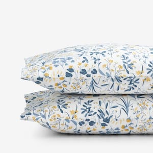 Legends Hotel Palmeros Floral Wrinkle-Free White Multi Sateen Standard Pillowcase (Set of 2)