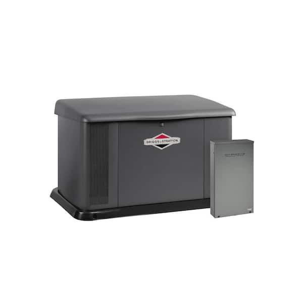 Briggs & Stratton 20,000-Watt Automatic Air Cooled Standby Generator with 400 Amp/Dual 200 Amp Transfer Switch