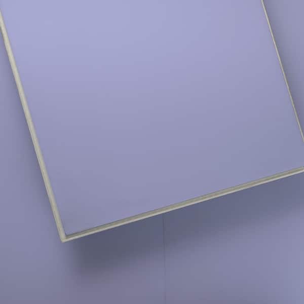 Lucida USA (Sample) MonoCore Bilberry Blue Solid 22-mil Interlocking Luxury Vinyl Plank