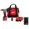 Milwaukee M12 12-volt Lithium-ion Cordless Rivet Tool Kit W M12 