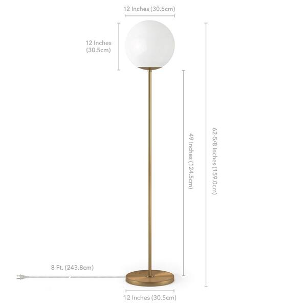 Meyer Cross Theia 62 63 In Brass Globe, Floor Lamps Under $30