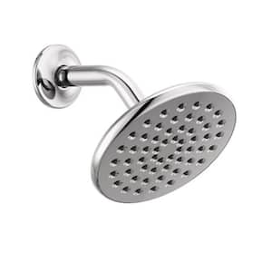 1-Spray Patterns 1.75 GPM 6.13 in. Wall Mount Fixed Shower Head in Chrome