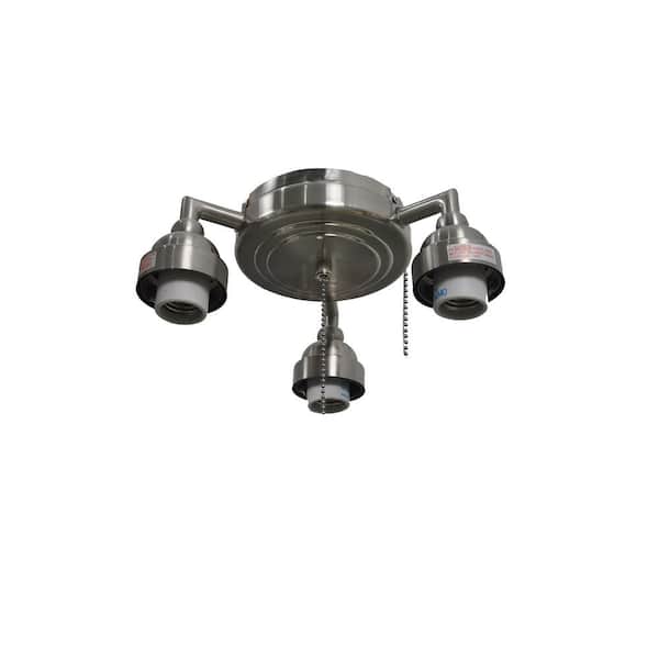 Home Decorators Collection Trentino II 60 in. Brushed Nickel Light Kit (New Version)