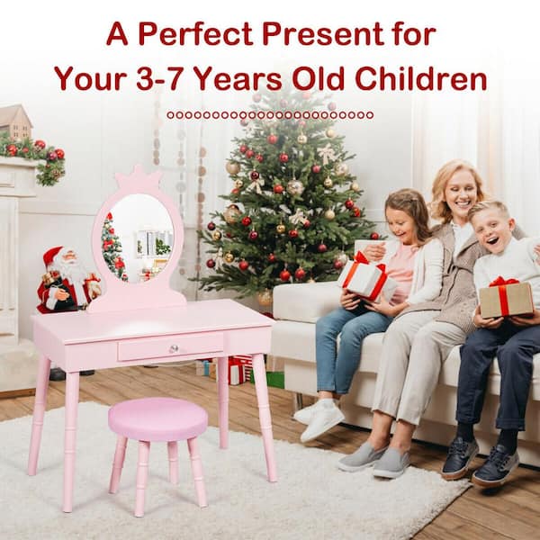 Children's play makeup outlet table