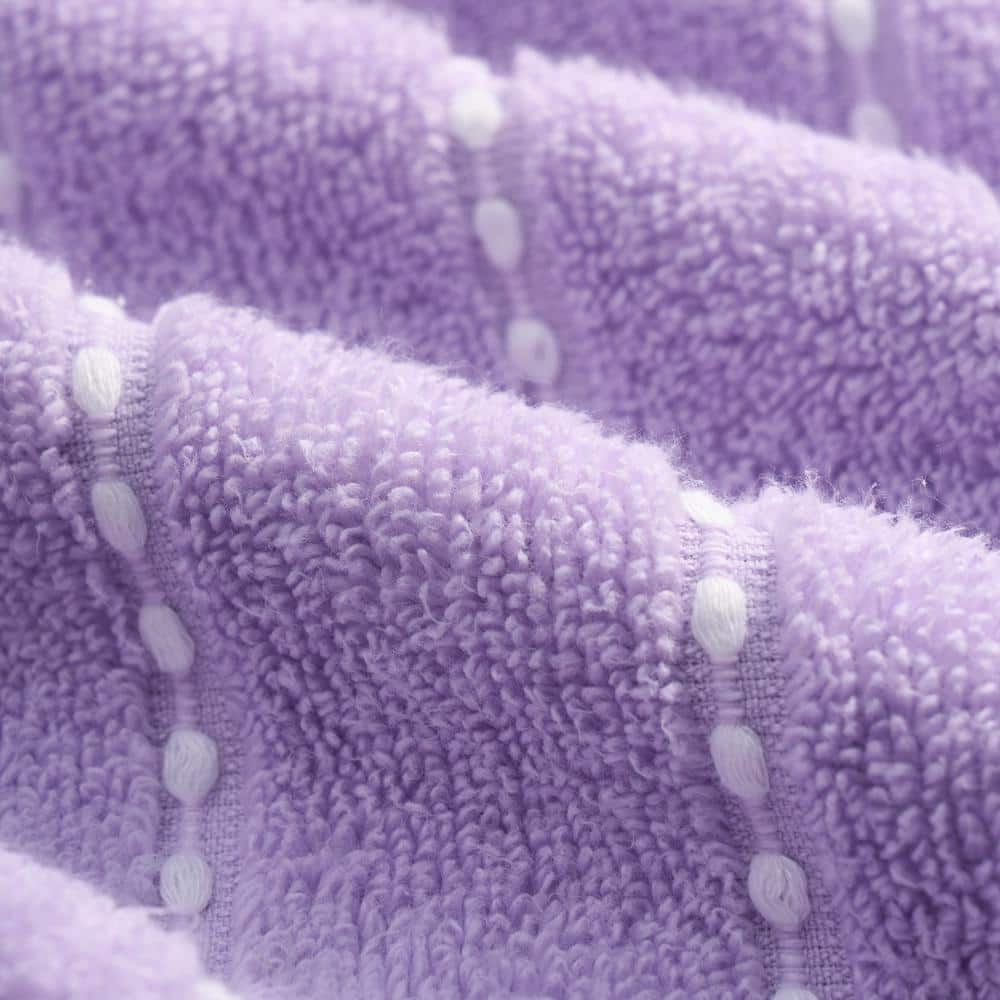 Juicy Couture Juicy Couture Luxurious Plush Stripe 6 Piece Premium Bath Towel Set
