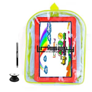 10.1 in. 1280 x 800 IPS 32GB Android 12 Tablet Bundle with Red Kids Defender Case, Back Pack, Pen Stylus and Holder