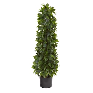 3 ft. Sweet Bay Cone Topiary Artificial Tree