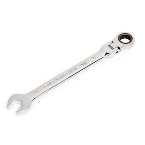 15 mm Metric 90-Tooth Flex Head Combination Ratcheting Wrench