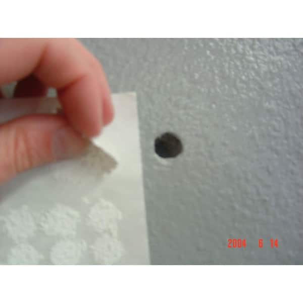 Stepsaver PRODUCTS Self Adhesive Paint Ready 'Mini Patch' Repair wall anchor and nail size holes. (Textured Wall Patch)