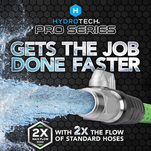 Pro Series 3/4 in. Dia x 50 ft. Heavy Duty Garden Water Hose, Lightweight, Expandable
