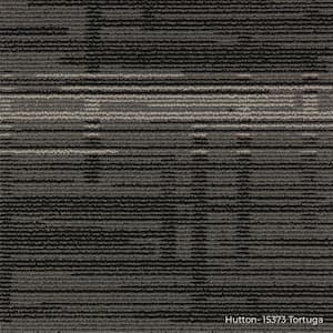 Hutton Tortuga Gray Commercial/Residential 19.68 in. x 19.68 in. Carpet Tiles (8-Tiles/Case)