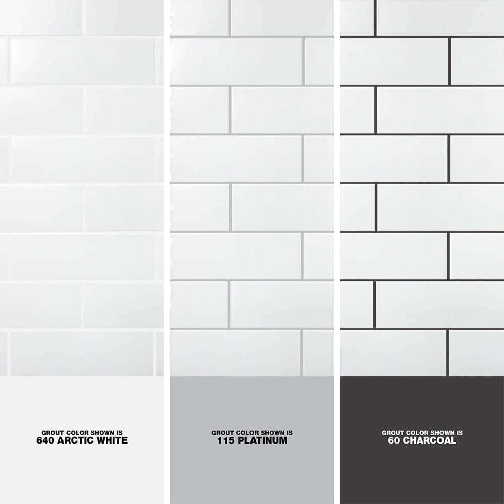 Harrow White Matte Ceramic 3" x 9" Subway Wall Tile