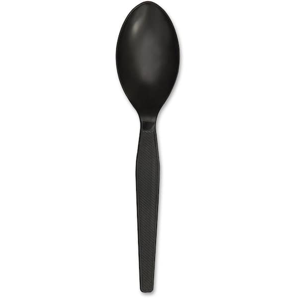 Black Plastic Heavyweight Spoon