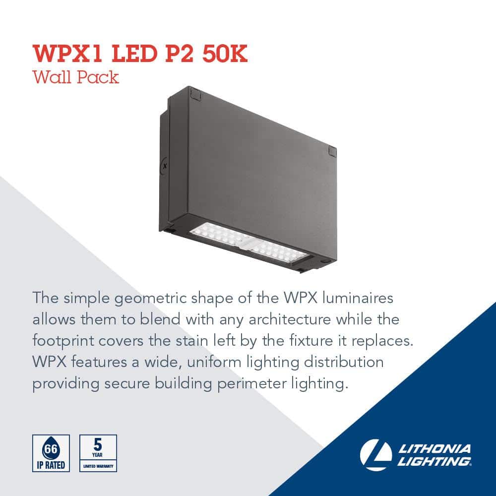 Bronze 8" LED Wall Pack Light