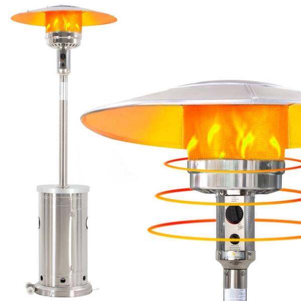 Huluwat 48,000 BTU Outdoor Stainless Steel Propane Gas Patio Heater