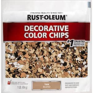 1 lb. Tan Decorative Color Chips