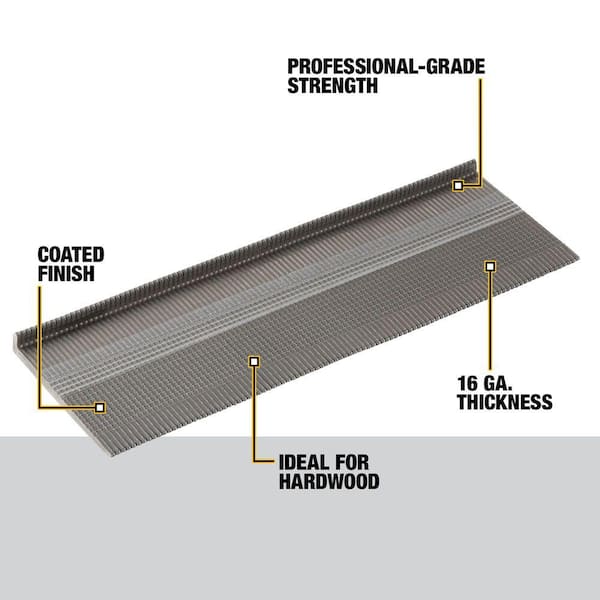2 in. 16 GA Flooring Cleat Nail, 1,000 Pc.
