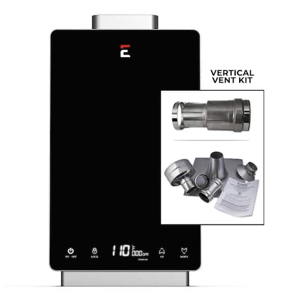 Eccotemp i12 4.0 GPM WholeHome 80,000 BTU Natural Gas Indoor Tankless Water Heater Vertical Bundle
