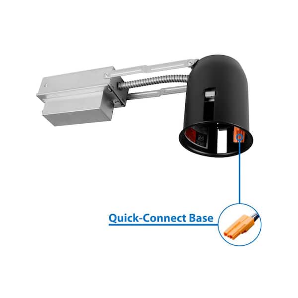 NICOR 2 in. Airtight IC Rated Remodel LED Recessed Housing 12202R