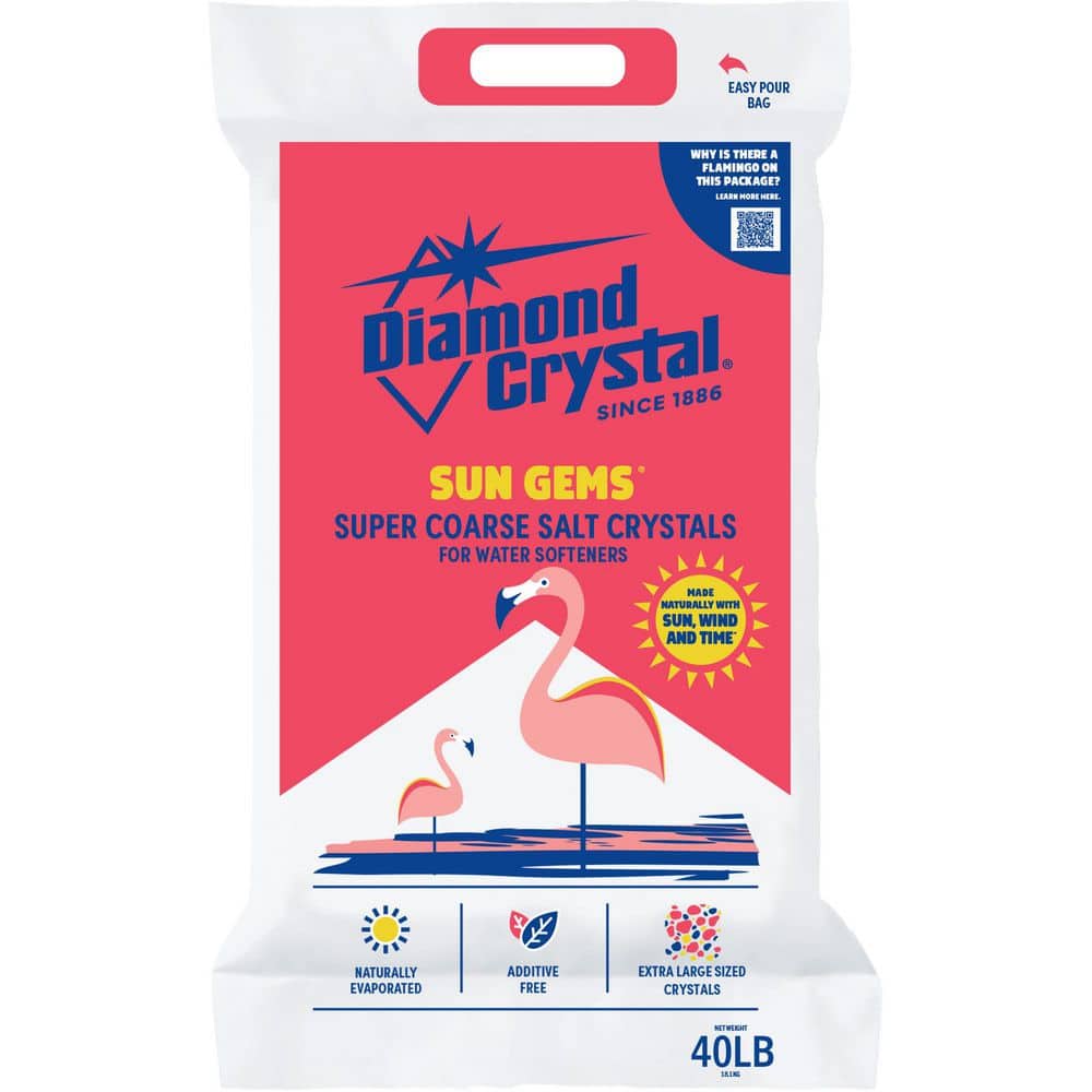 Diamond Crystal Sun Gems 40 lbs. Water Softener Salt 100012437