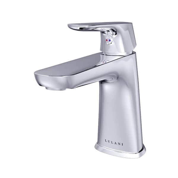 Lulani Bora Bora Single Handle Single Hole Bathroom Faucet with ...