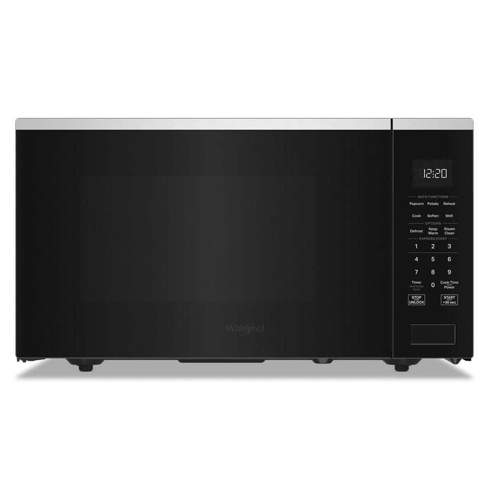1.6 cu. ft. Electric Countertop Microwave in Stainless Steel with Sensor Cooking