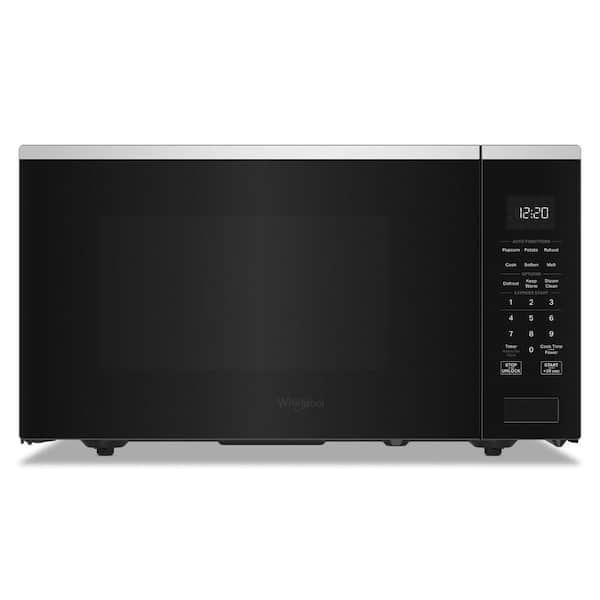 1.6 cu. ft. Electric Countertop Microwave in Stainless Steel with Sensor Cooking
