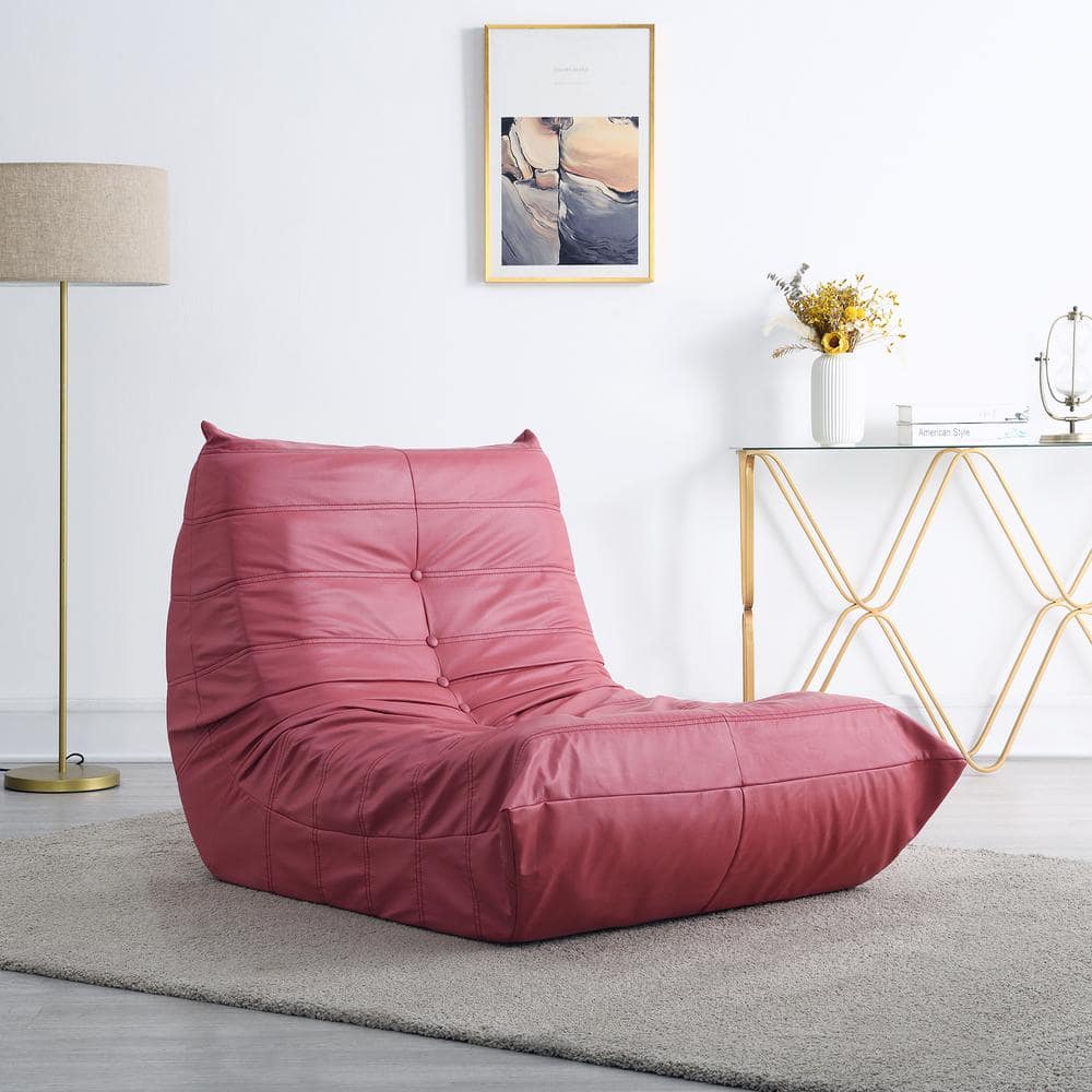 Swiner 4XL 4XL Bean Bag with Footrest & Cushion Ready to Use with Beans  (Beige - 4XL) Bean Bag Chair With Bean Filling Price in India - Buy Swiner  4XL 4XL Bean