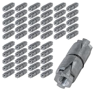 3/8 in. Double Expansion Shield, Zinc (50-Pack)