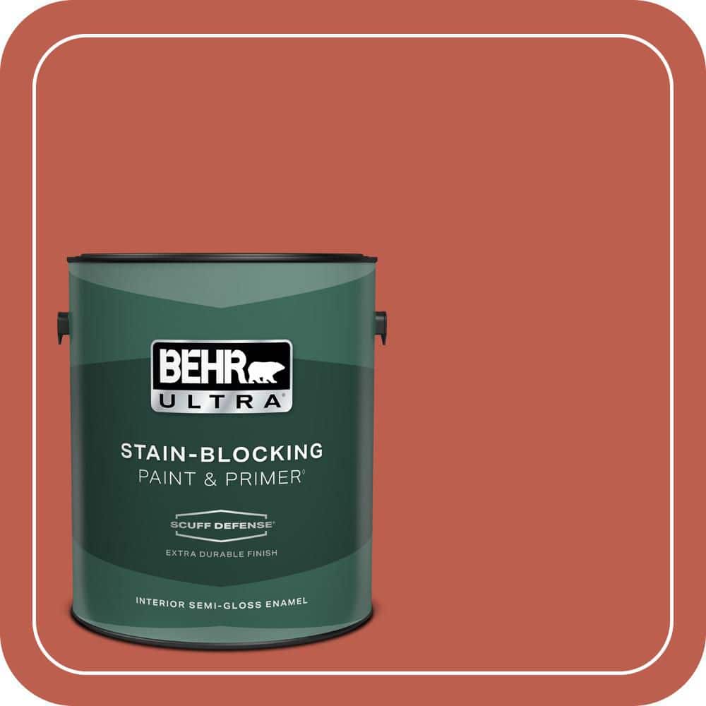 1 gal. #200D-6 Mexican Chile Extra Durable Semi-Gloss Enamel Interior Paint & Primer price history on PriceWatchPro