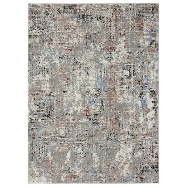 Eternity Mizar Crimson 5 ft. 3 in. x 7 ft. 2 in. Area Rug