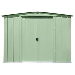 8 ft. x 6 ft. Green Metal Storage Shed With Gable Style Roof 43 Sq. Ft.