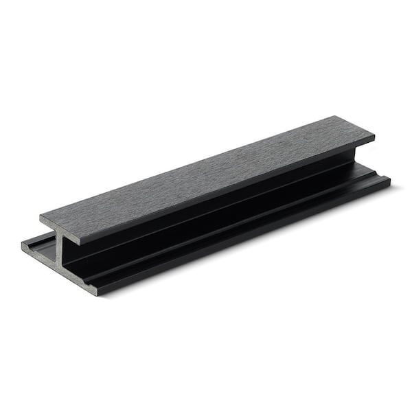 Unbranded 3.5 in. x 1.5 in. x 12 ft. Lake Grey Designers Butt Joint Composite Siding Board