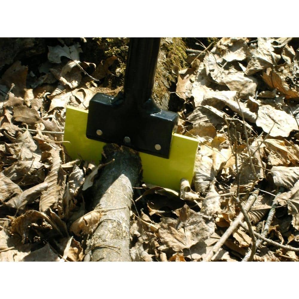 Brush Grubber 18 Inch Heavy Duty Root Buster with Manual Operation Mode and V Shaped Blade for Patio, Lawn, and Garden Equipment, Green