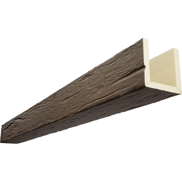 Ekena Millwork Timberthane 6 in. x 4 in. x 24 ft. 3-Sided (U